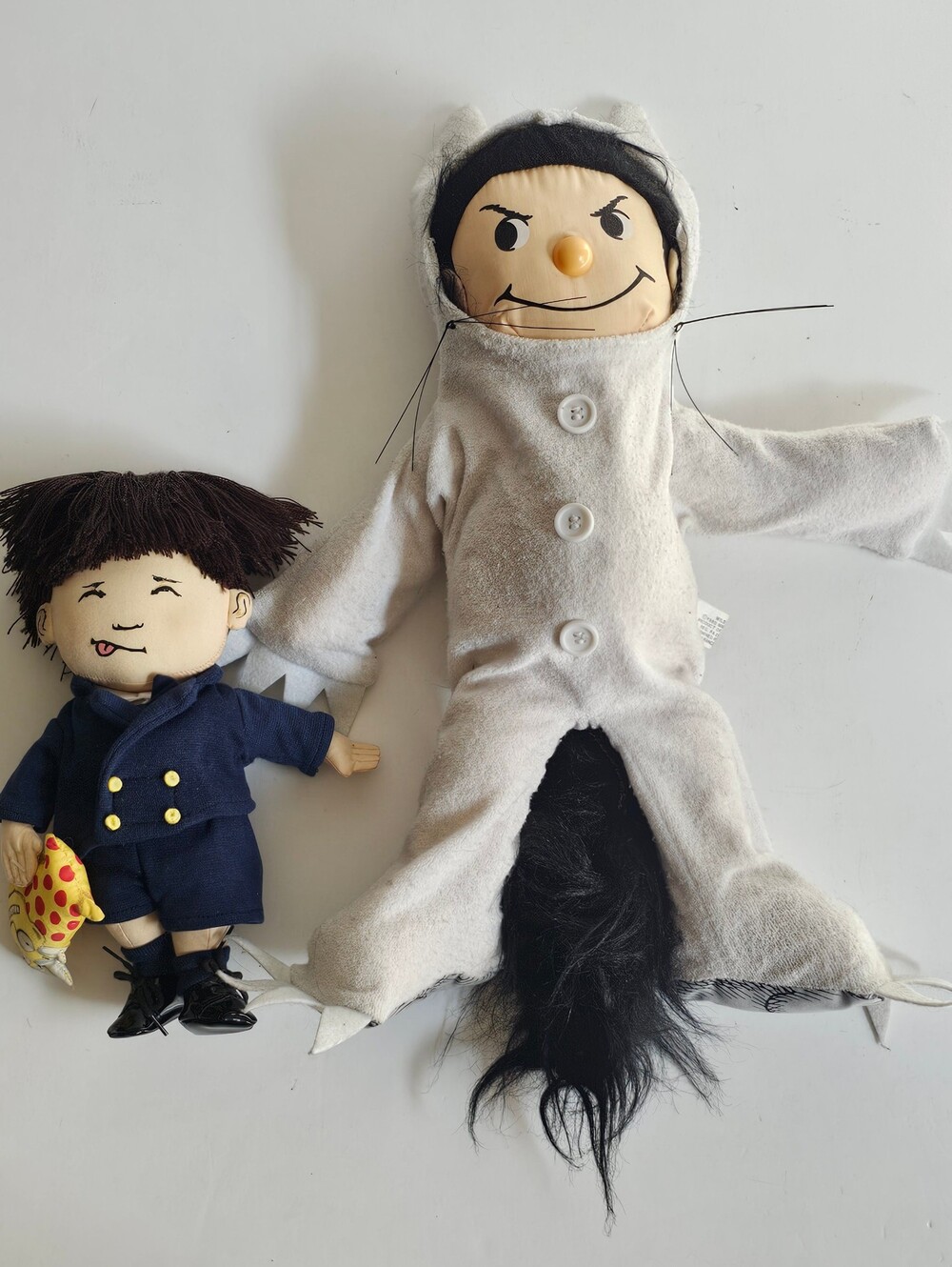 Vintage Determined Productions Doll Lot - Max (Wild Things) & Junior Kroll 1980s